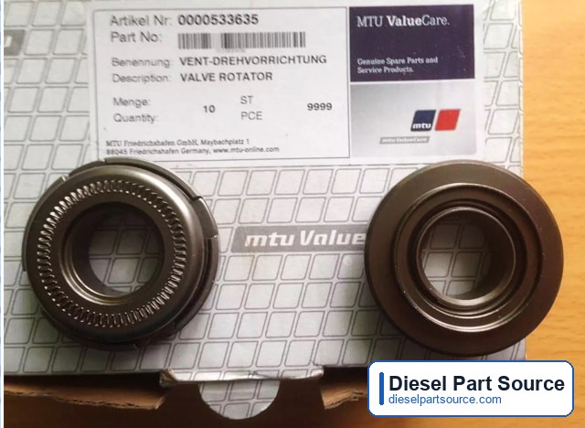 MTU 396 Parts | 0000533635 | VALVE ROTATOR