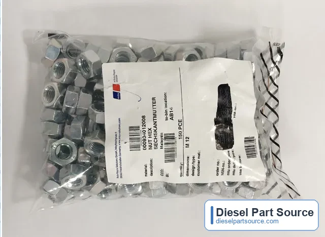 MTU 956/1163 PARTS | 000934012008 | NUT HEX
