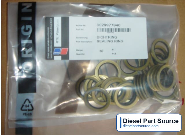 MTU 396 Parts | 0029977940 | SEALING RING