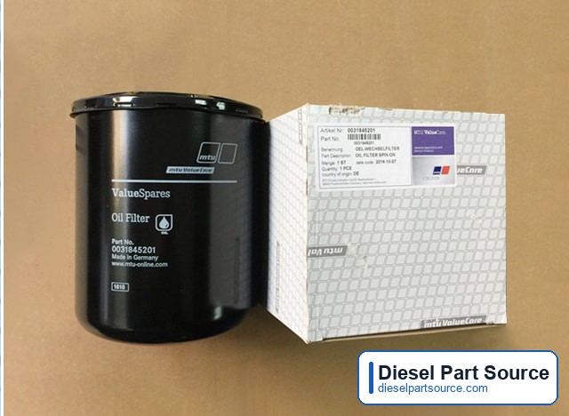 MTU 2000 Parts | 0031845201 | OIL FILTER SPIN-ON