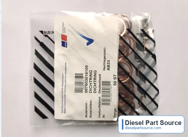 MTU 956/1163 PARTS | 007603016105 | COPPER SEALING RING
