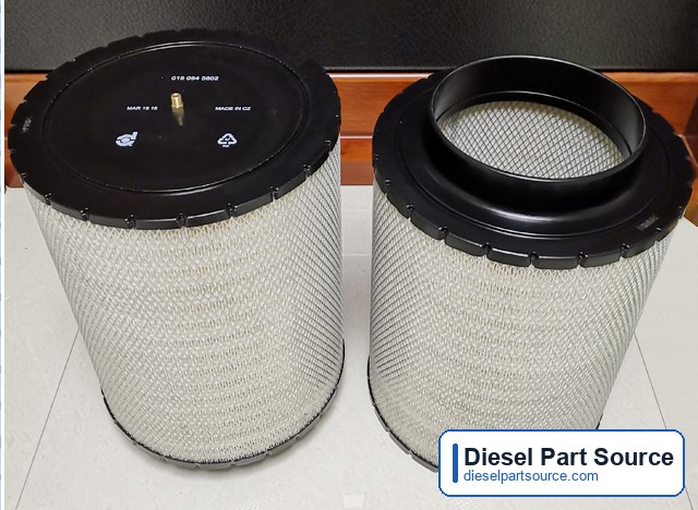 MTU 2000 Parts | 0180945802 | CLEANER AIR W/ADAP FTG