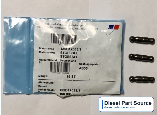 MTU 538 Parts | 135D17033/1 | TAPPET