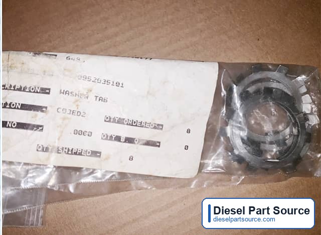 MTU 396 Parts | 270952035100 | TAB WASHER