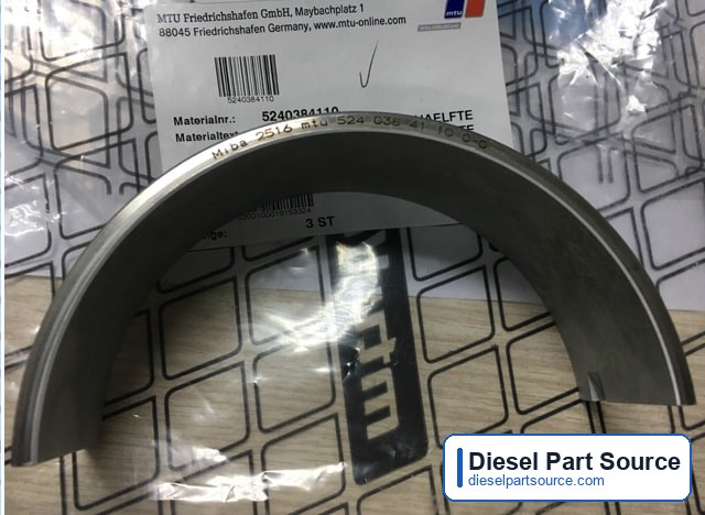 MTU 4000 Parts | 5240384110 | CONROD BEARING UPPER HALF