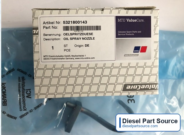 MTU 2000 Parts | 5321800143 | OIL SPRAY NOZZLE