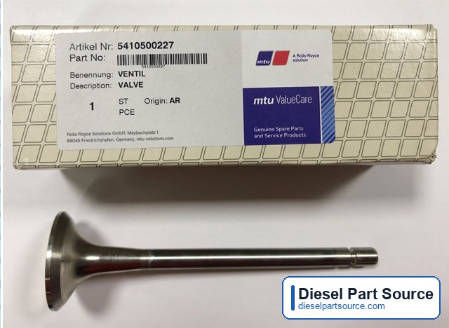 MTU 2000 Parts | 5410500227 | EXHAUST VALVE