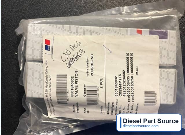 MTU 396 Parts | 5501840832 | VALVE PISTON