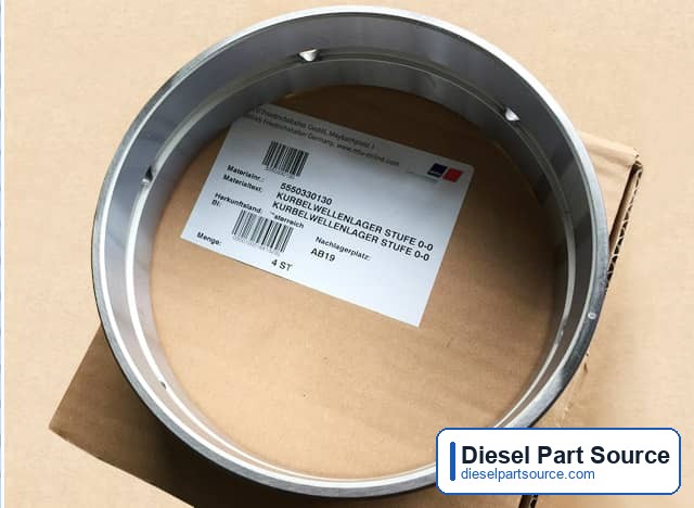 MTU 396 Parts | 5550330130 | CRANKSHAFT BEARING SIZE 0-0