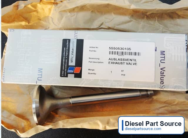 MTU 396 Parts | 5550530105 | EXHAUST VALVE