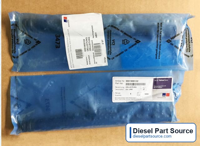 MTU 396 Parts | 5551800122 | OIL LINE