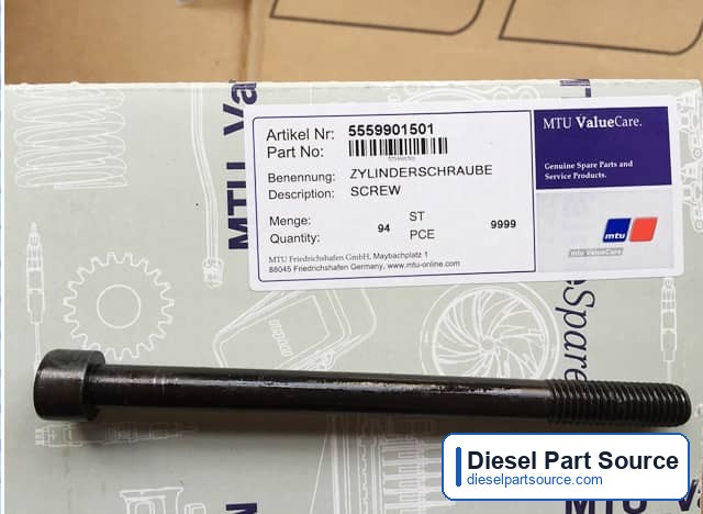 MTU 396 Parts | 5559901501 | SCREW