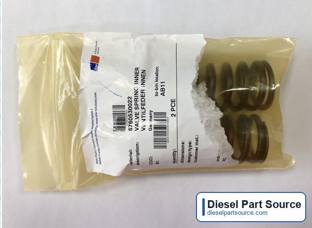 MTU 2000 Parts | 5760530022 | VALVE SPRING INNER