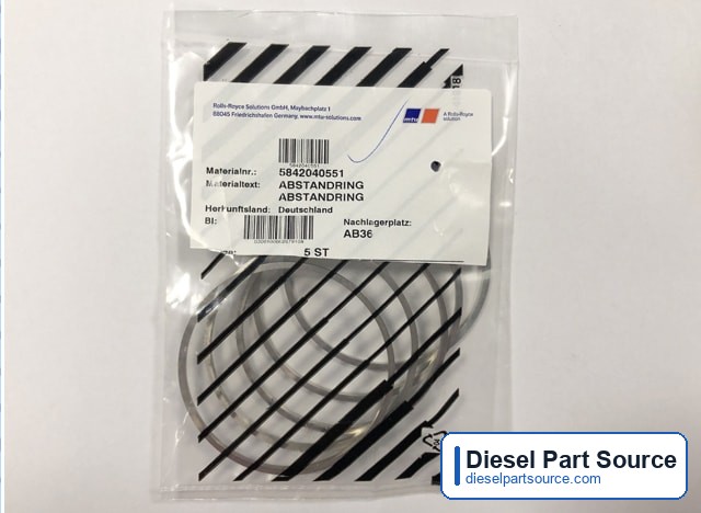 MTU 595 Parts | 5842040551 | SPACER RING