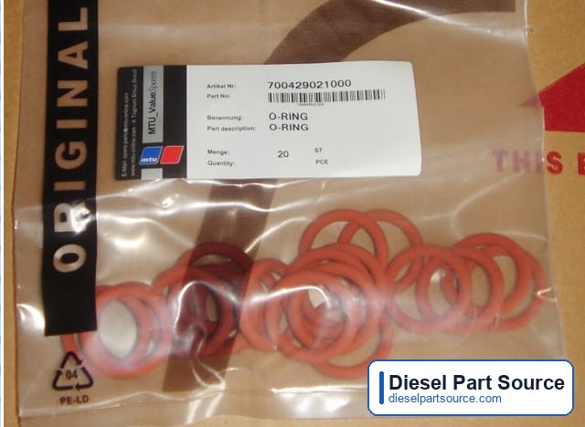 MTU 396 Parts | 700429021000 | O-RING