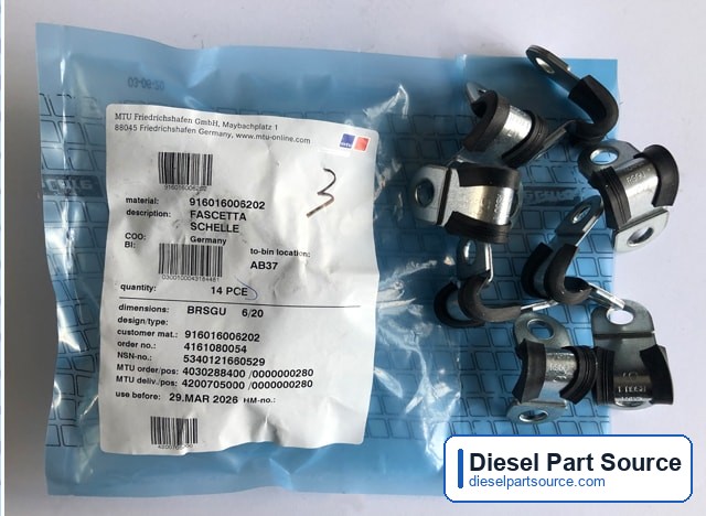 MTU 2000 Parts | 916016006202 | CLAMP