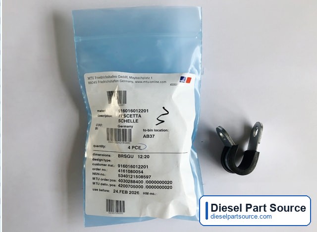 MTU 2000 Parts | 916016012201 | CLAMP