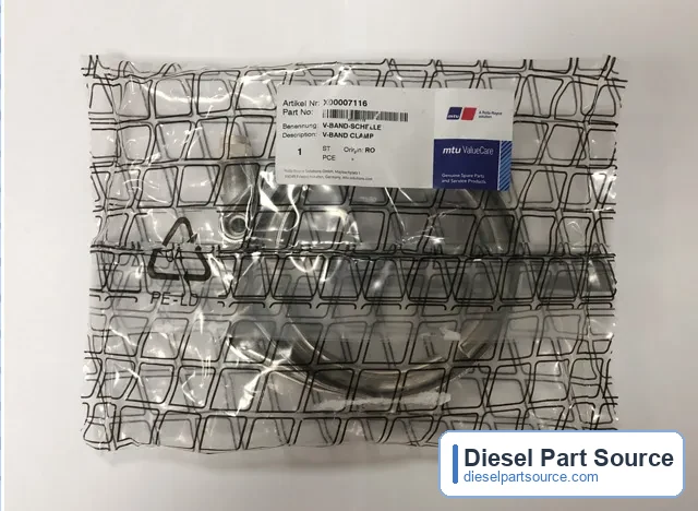 MTU 4000 PARTS | X00007116 | V-BAND CLAMP