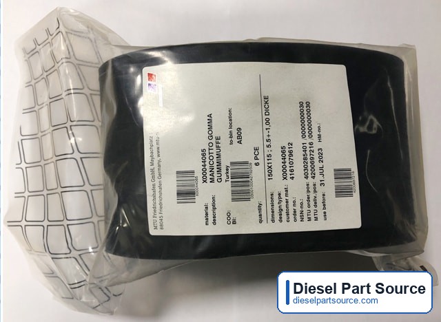 MTU 4000 Parts | X00044065 | SLEEVE RUBBER