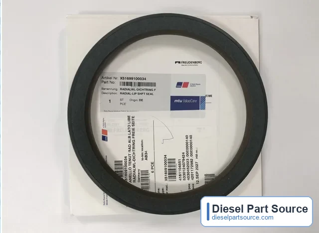 MTU 2000 PARTS | X51699100034 | RADIAL-LIP SHFT SEAL AUX PTO END (KGS)