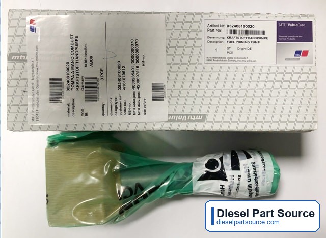 MTU 4000 Parts | X52408300025 | FUEL HAND PUMP