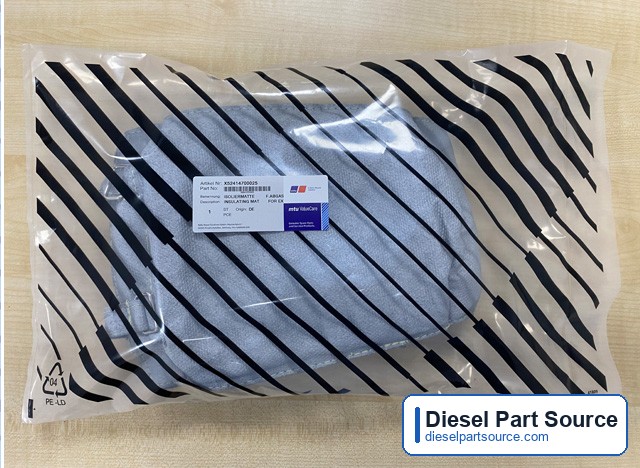 MTU 4000 GAS PARTS | X52414700025 | INSULATING MAT FOR EXH PIPE BELLOW