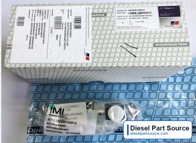 MTU 4000 Parts | X52421300004 | 4/2-WAY SOL. VALVE