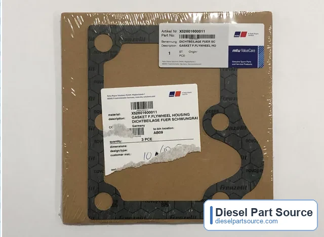 MTU 4000 ENGINE PARTS | X52601600011 | GASKET