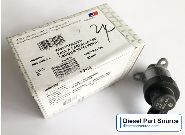 MTU 2000 Parts | XP51107300001 | SUCTION RESTR. VALVE