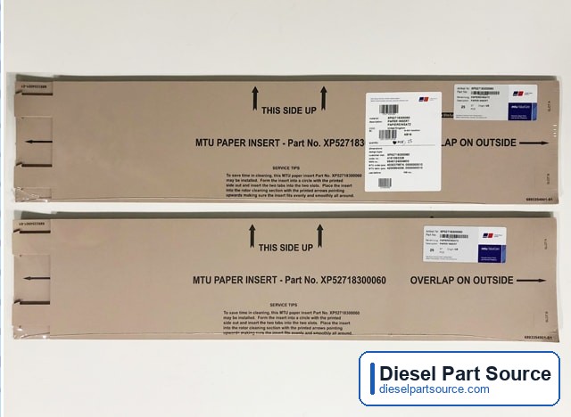 MTU 4000 Parts | XP52718300060 | PAPER INSERT